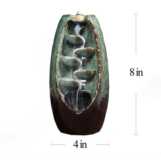 Ceramic Backflow Burner: Forest Whisper
