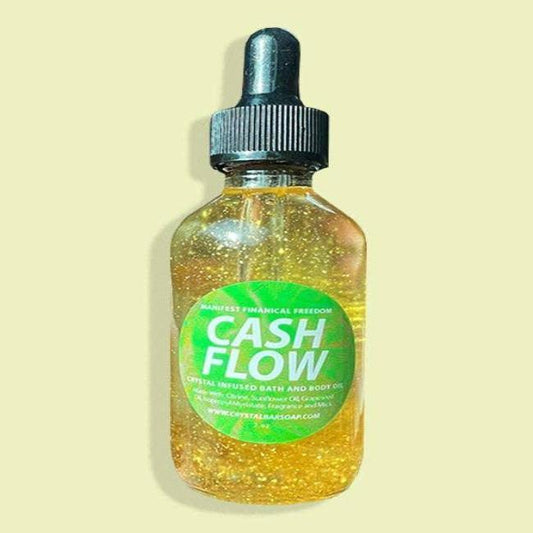 Cash Flow Crystal Infused Bath & Body Oil