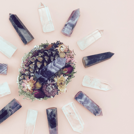 Natural Amethyst Crystal Quartz Point