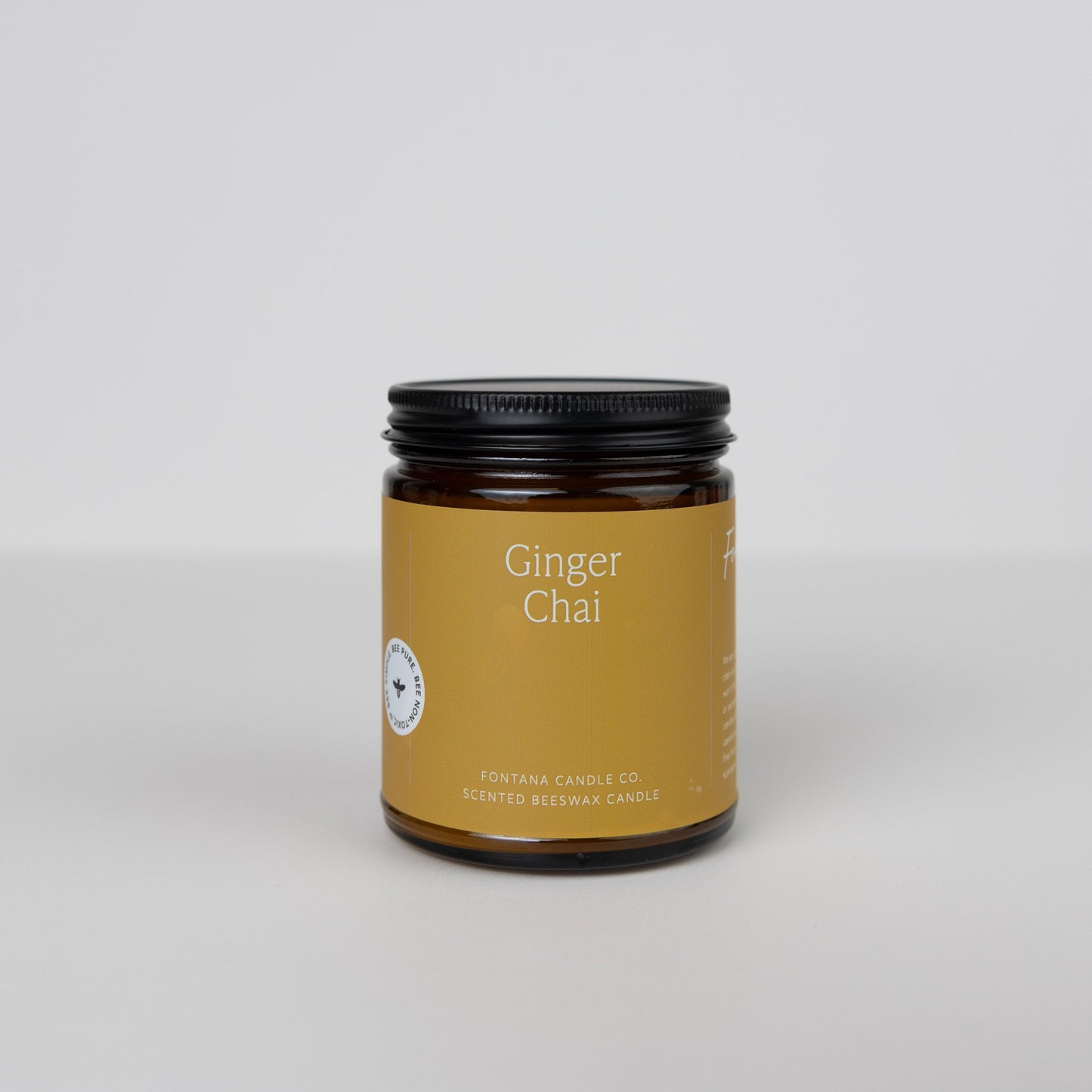 Ginger Chai Essential Oil Candle – Cozy, Non-Toxic Fall Scent