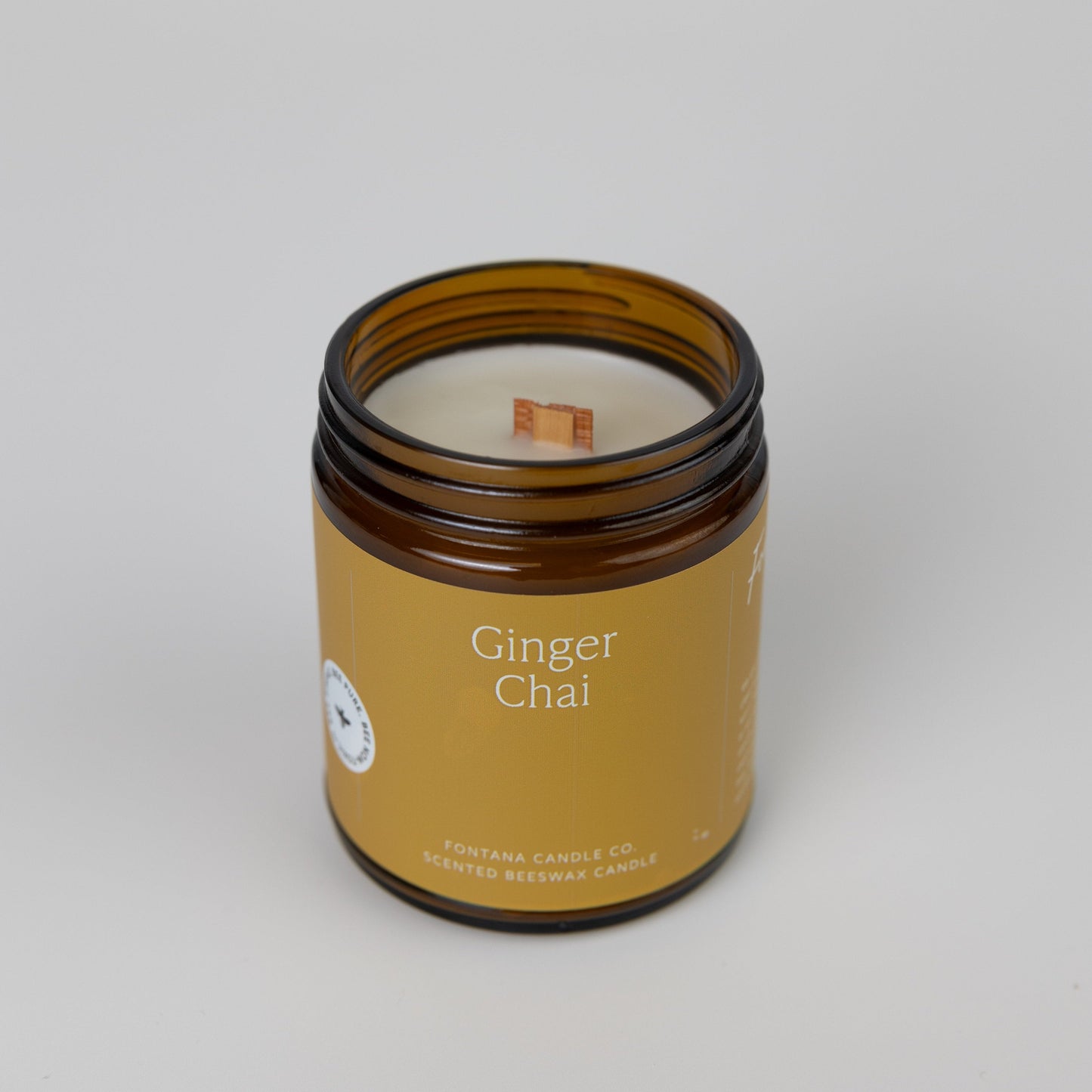 Ginger Chai Essential Oil Candle – Cozy, Non-Toxic Fall Scent