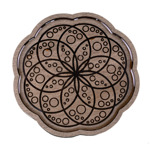 Seed of Life Resin Tray