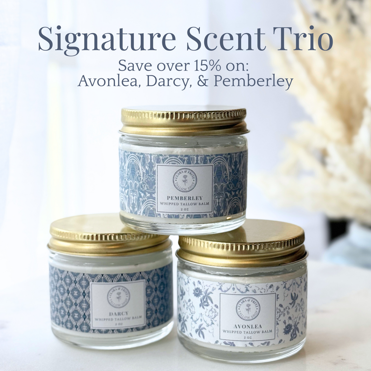 Pemberley Whipped Tallow Balm – Orange & Lavender for Radiant, Nourished Skin