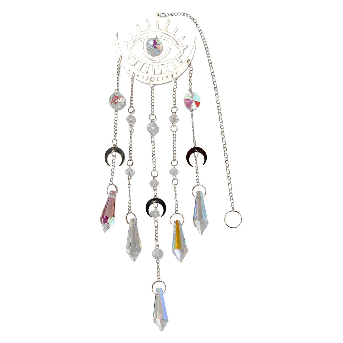 Sun & Moon Crystal Suncatcher