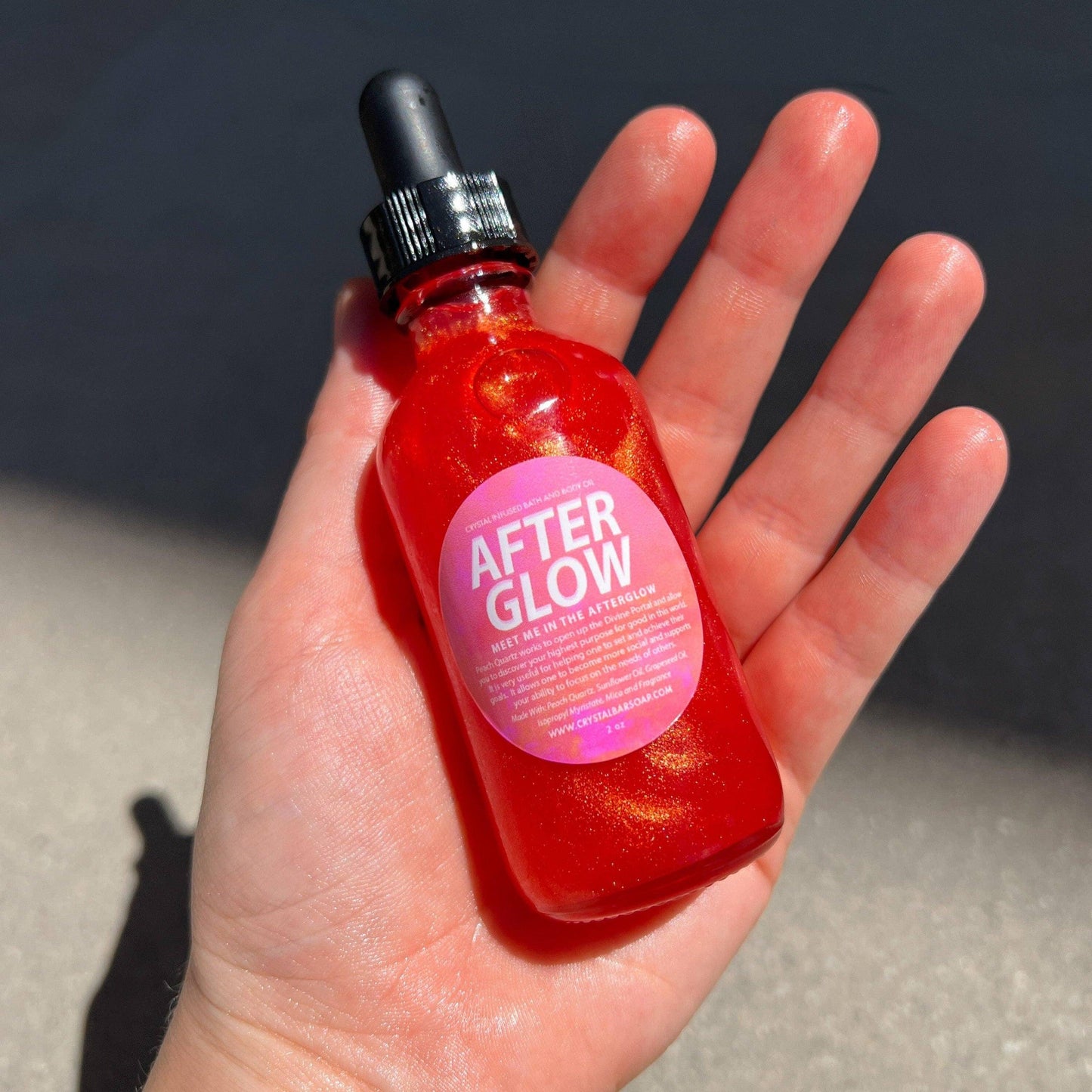 After Glow Crystal Infused Bath & Body Oil