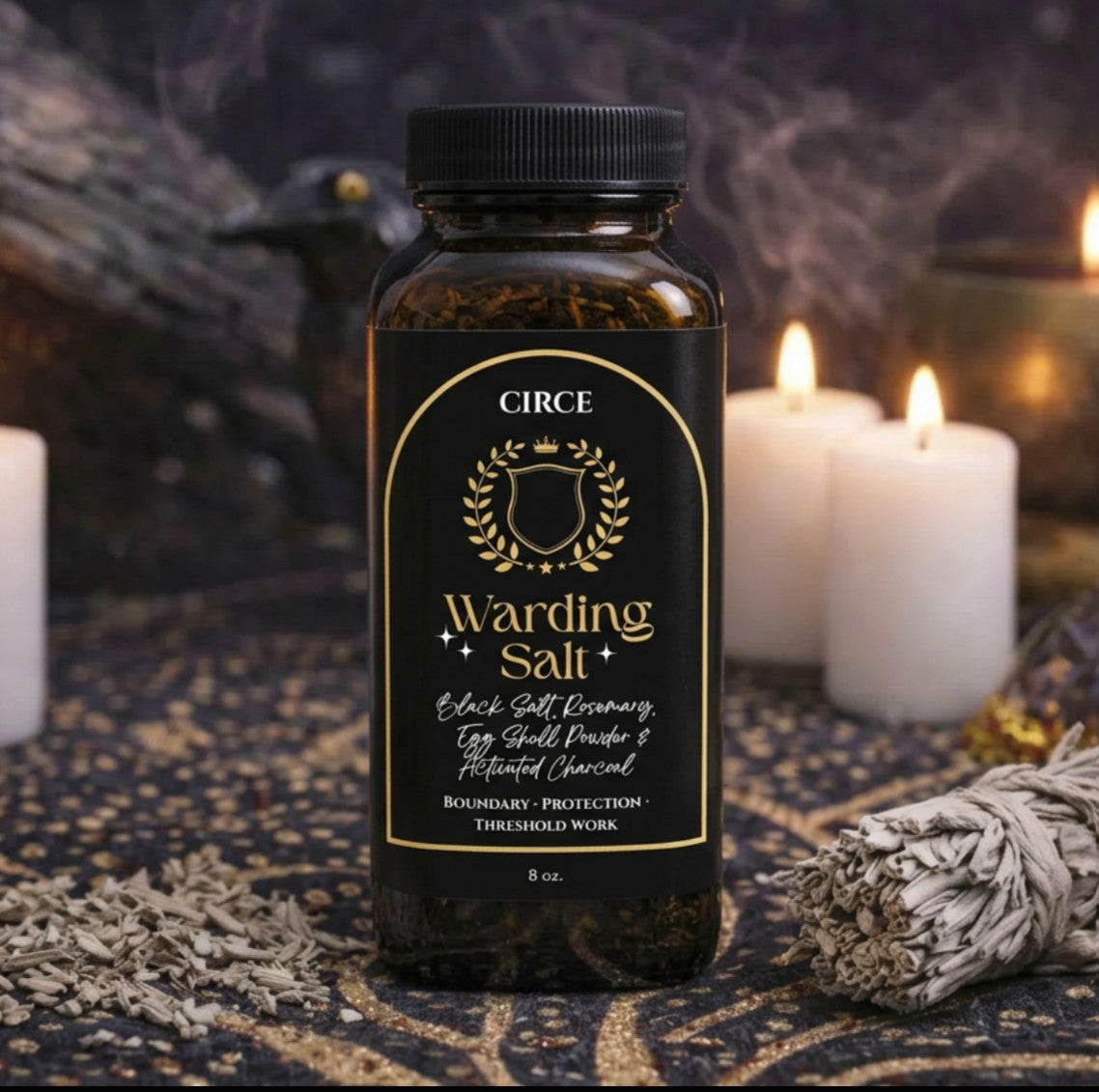 Warding Salt Ritual Blend (8 oz)