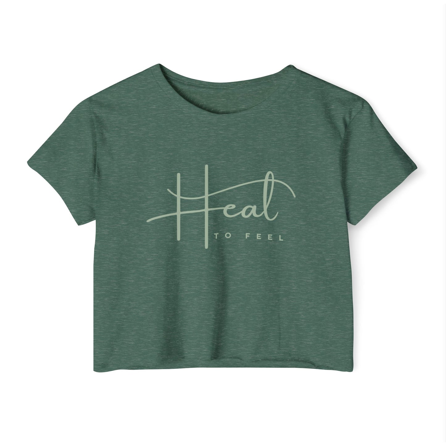 Women's Festival Crop Top | Healing Vibes Tee | Relaxed Summer Outfit | Music Festival Apparel | Gift for Free Spirits, Eco-Friendly [...]