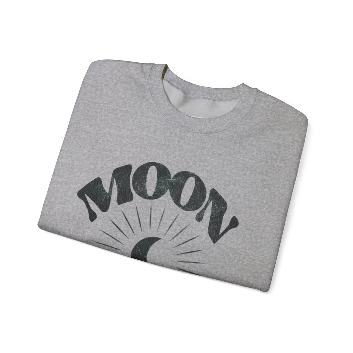Moon Tribe Crewneck Sweatshirt | Sand, White & Sport Grey