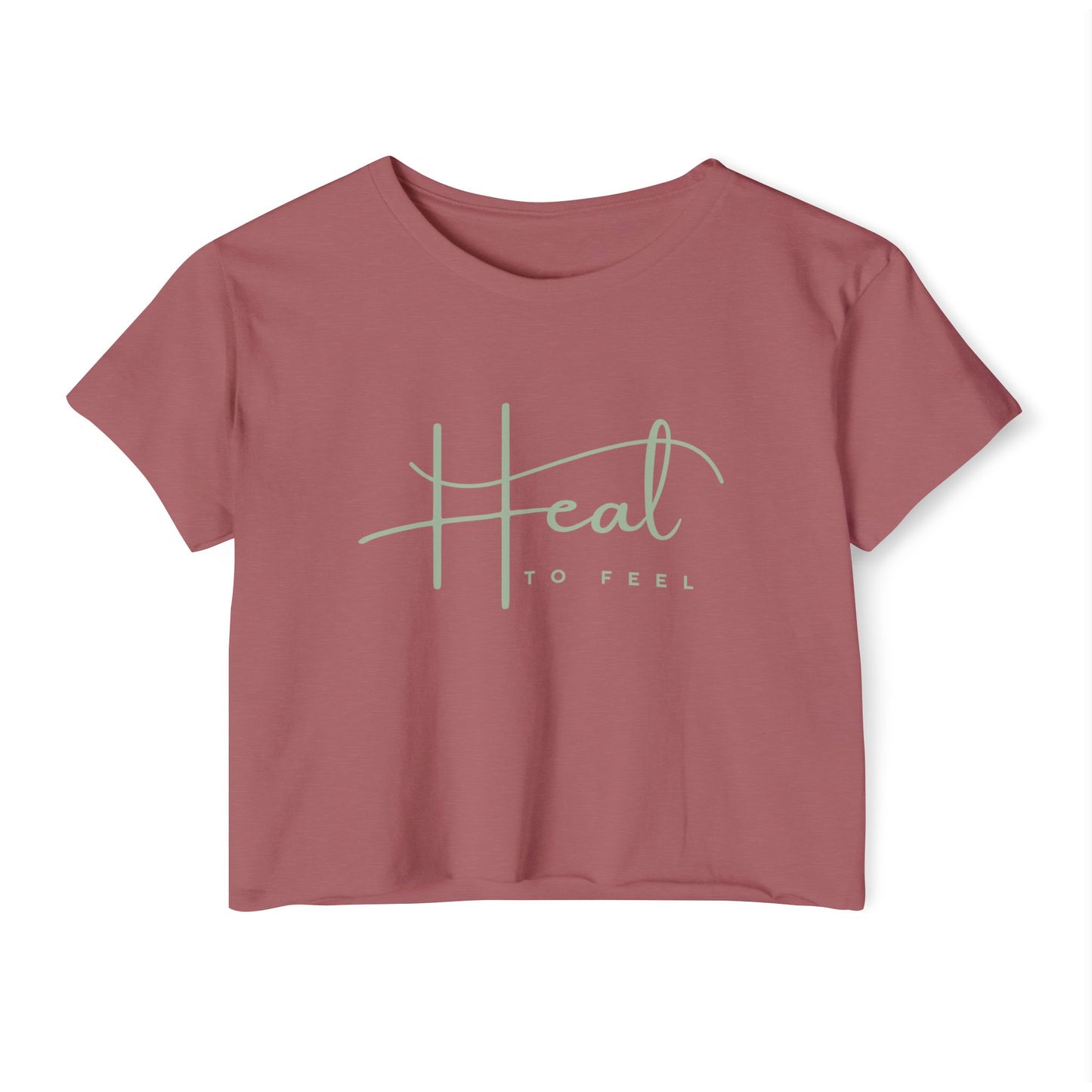 Women's Festival Crop Top | Healing Vibes Tee | Relaxed Summer Outfit | Music Festival Apparel | Gift for Free Spirits, Eco-Friendly [...]