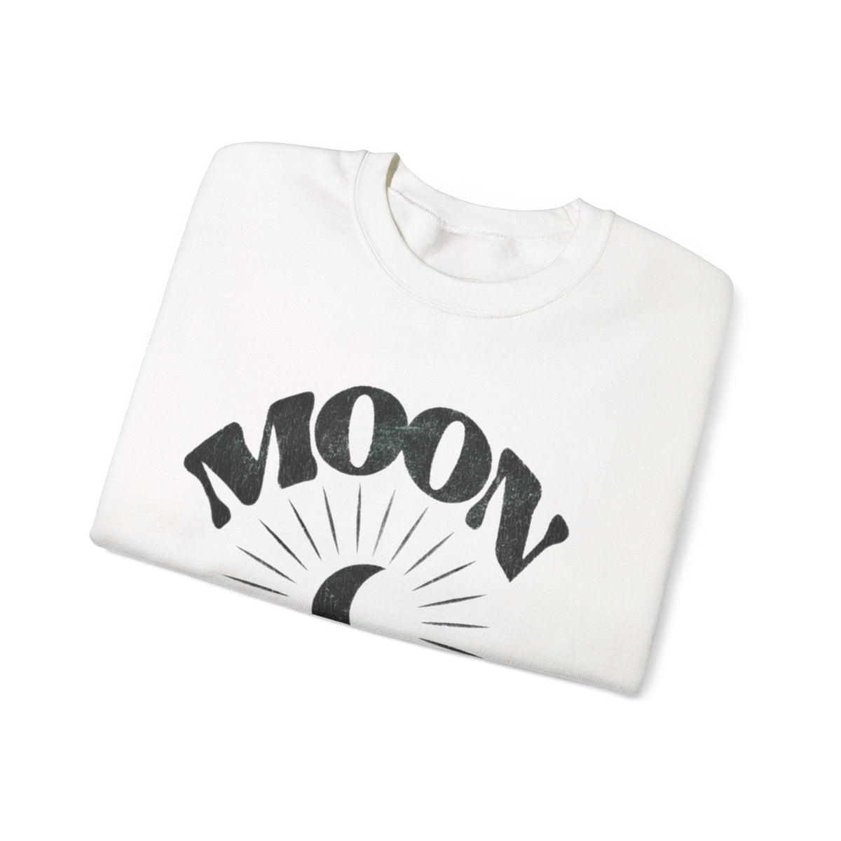 Moon Tribe Crewneck Sweatshirt | Sand, White & Sport Grey