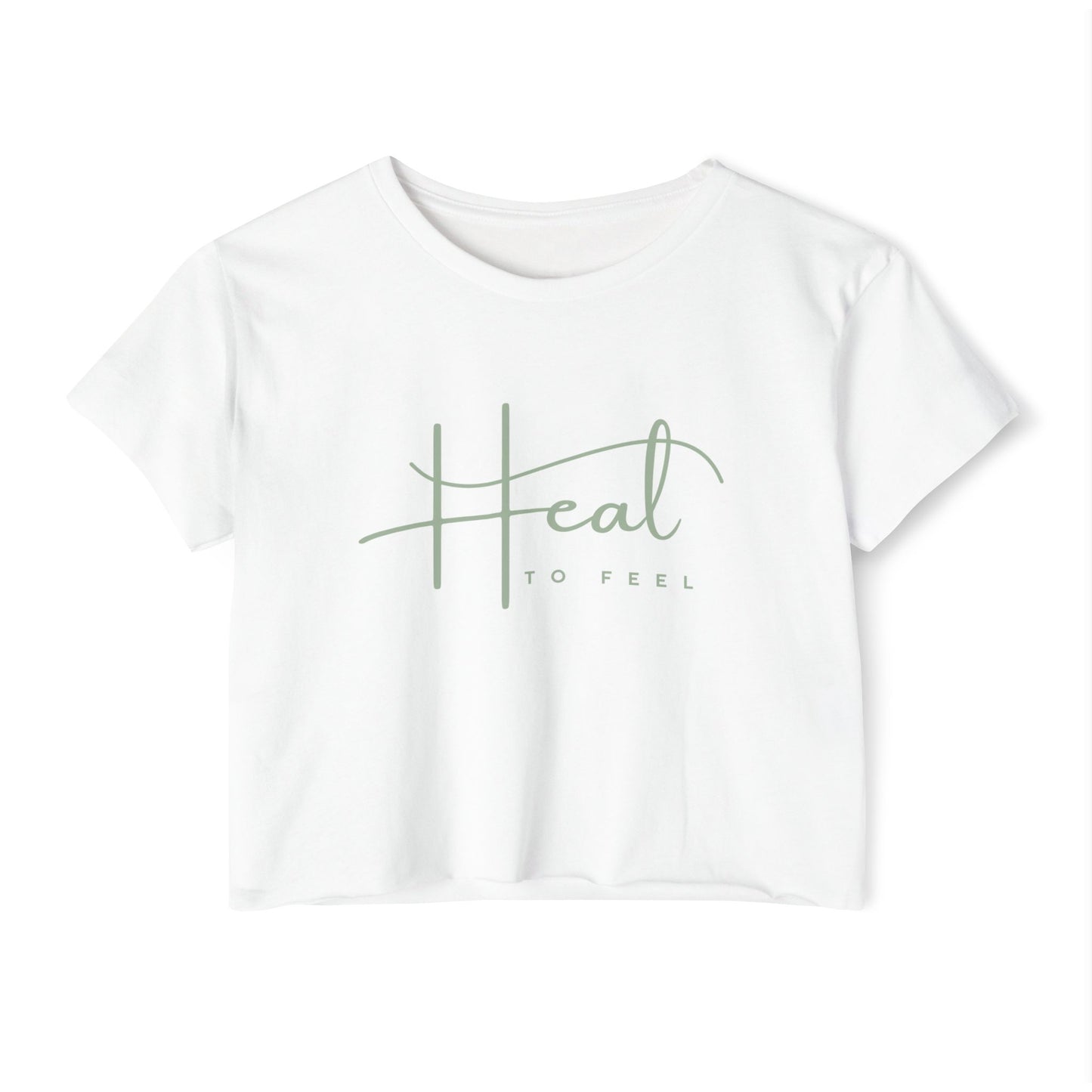 Women's Festival Crop Top | Healing Vibes Tee | Relaxed Summer Outfit | Music Festival Apparel | Gift for Free Spirits, Eco-Friendly [...]