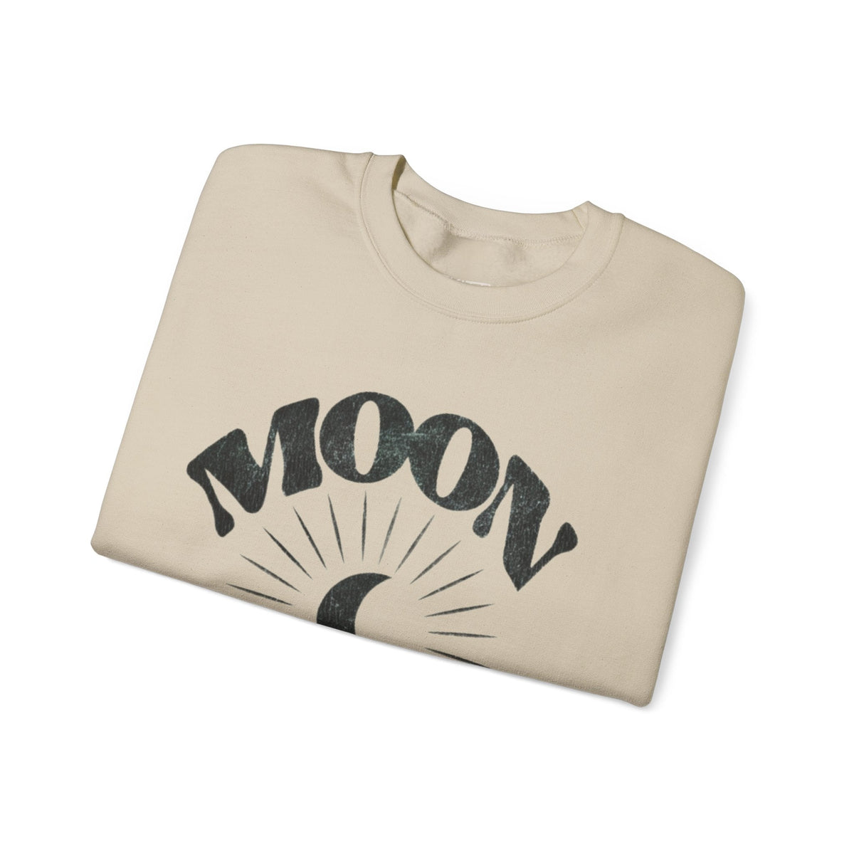 Moon Tribe Crewneck Sweatshirt | Sand, White & Sport Grey