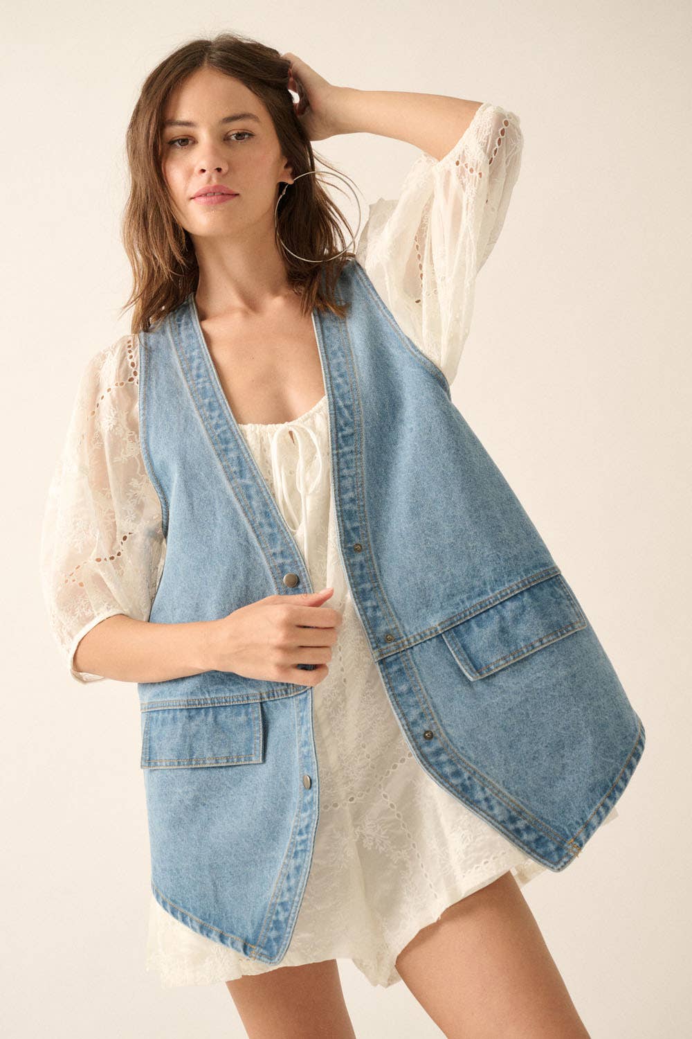 Tate Denim Vest