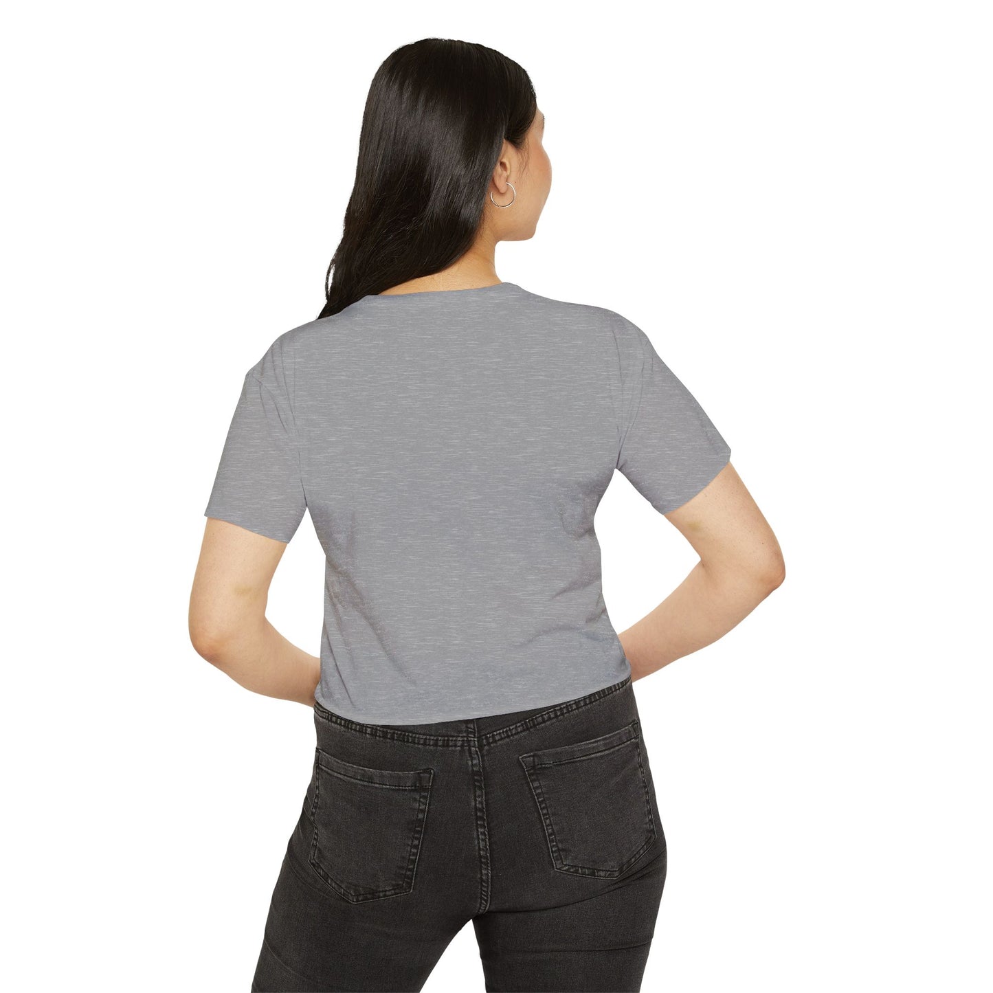 Women's Festival Crop Top | Heal to Feel Inspirational Tee, Summer Music Vibes & Music Festivals