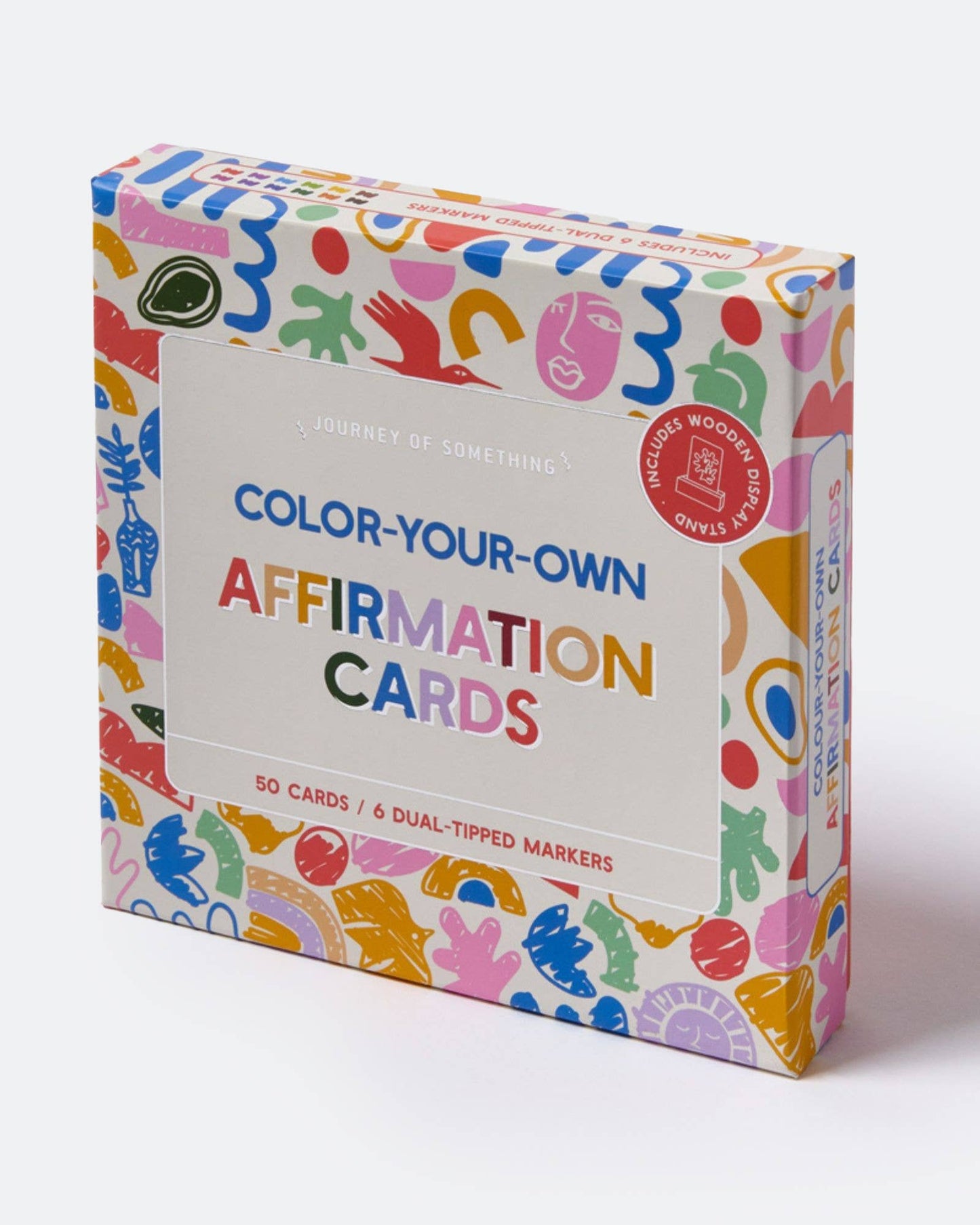 Color Your Own Affirmation Card Deck!