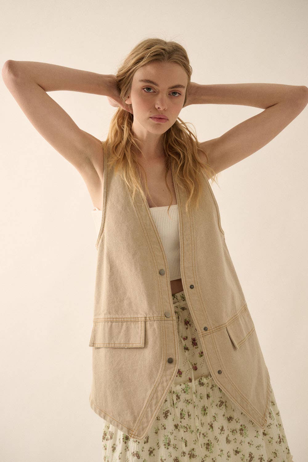 Tate Denim Vest