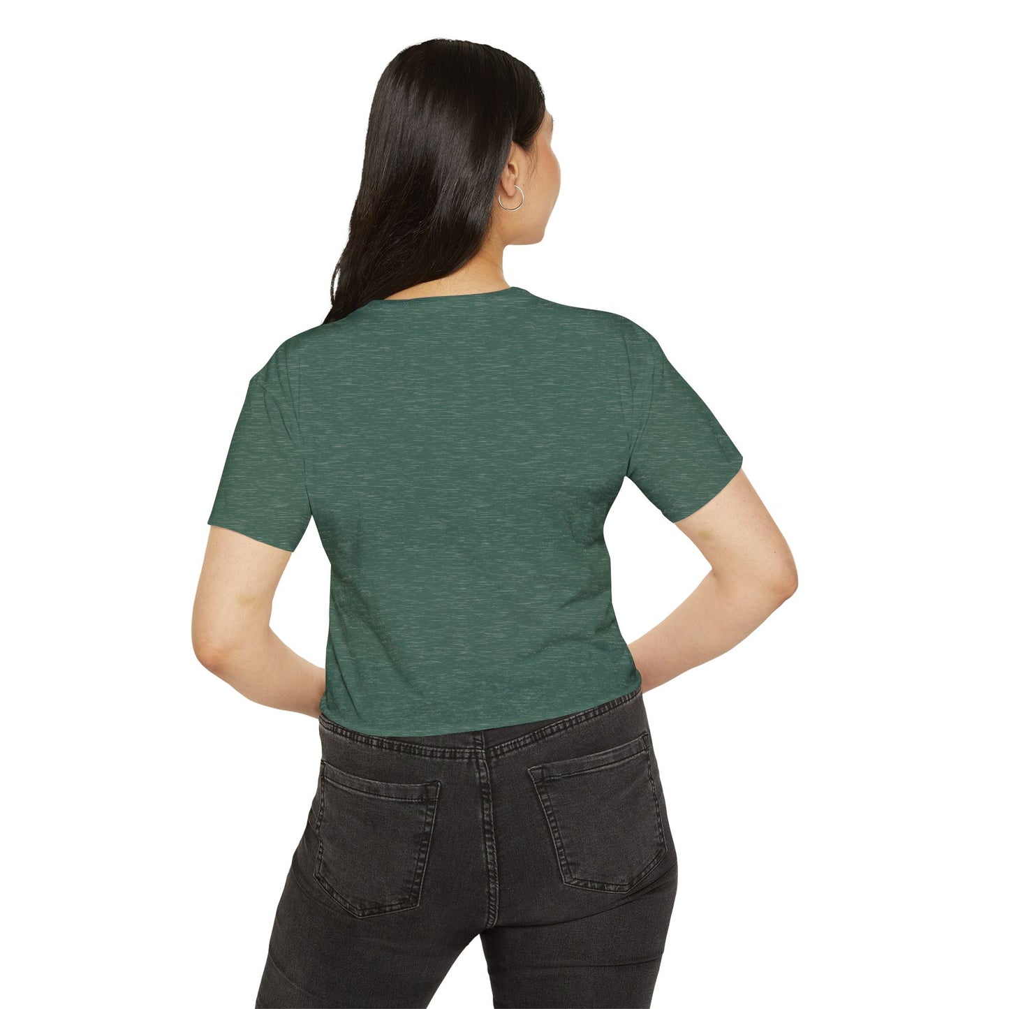 Women's Festival Crop Top | Heal to Feel Inspirational Tee, Summer Music Vibes & Music Festivals