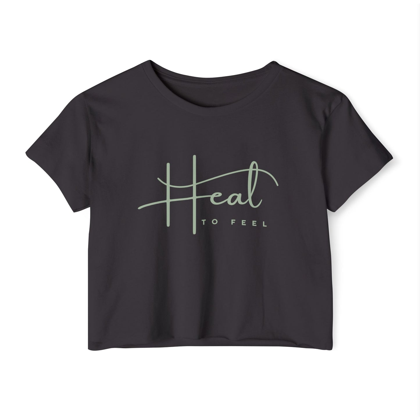 Women's Festival Crop Top | Healing Vibes Tee | Relaxed Summer Outfit | Music Festival Apparel | Gift for Free Spirits, Eco-Friendly [...]