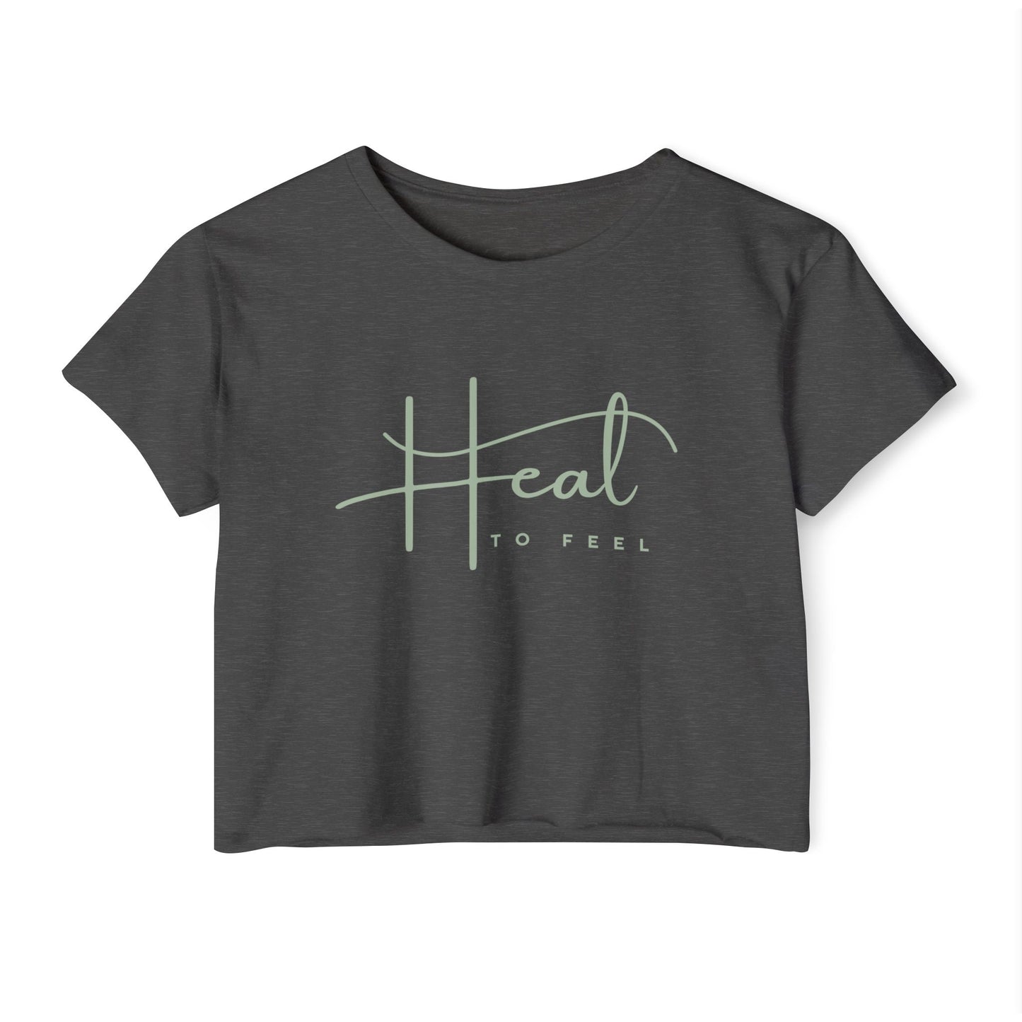 Women's Festival Crop Top | Healing Vibes Tee | Relaxed Summer Outfit | Music Festival Apparel | Gift for Free Spirits, Eco-Friendly [...]