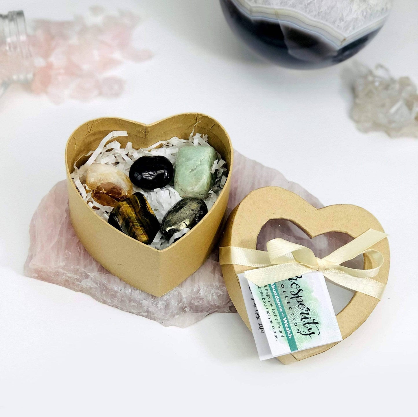 Valentine's Prosperity Crystal Set