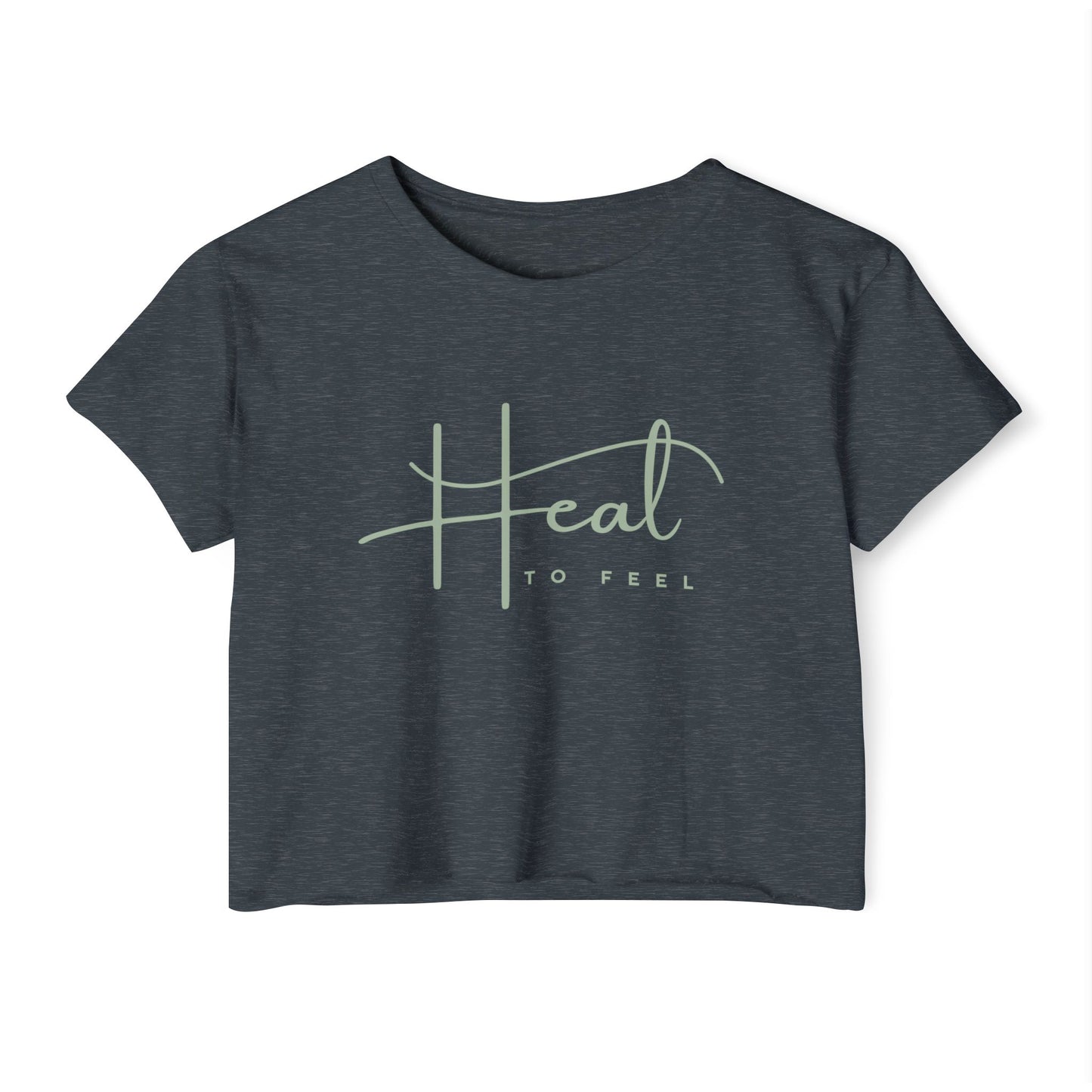 Women's Festival Crop Top | Healing Vibes Tee | Relaxed Summer Outfit | Music Festival Apparel | Gift for Free Spirits, Eco-Friendly [...]
