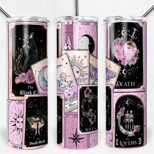 Pink Tarot Tumbler