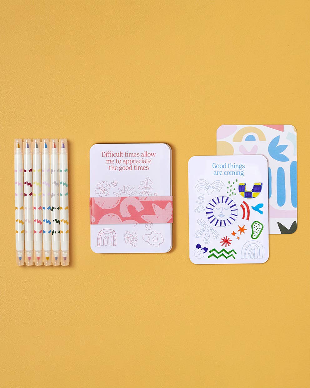 Color Your Own Affirmation Card Deck!