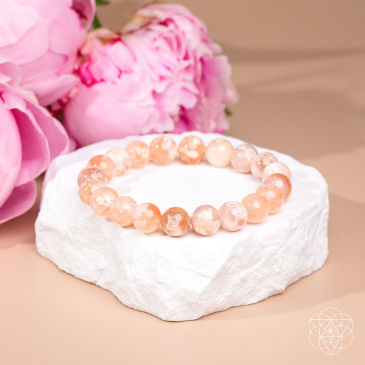 The Woman You’re Becoming | Sakura Flower Agate Bracelet