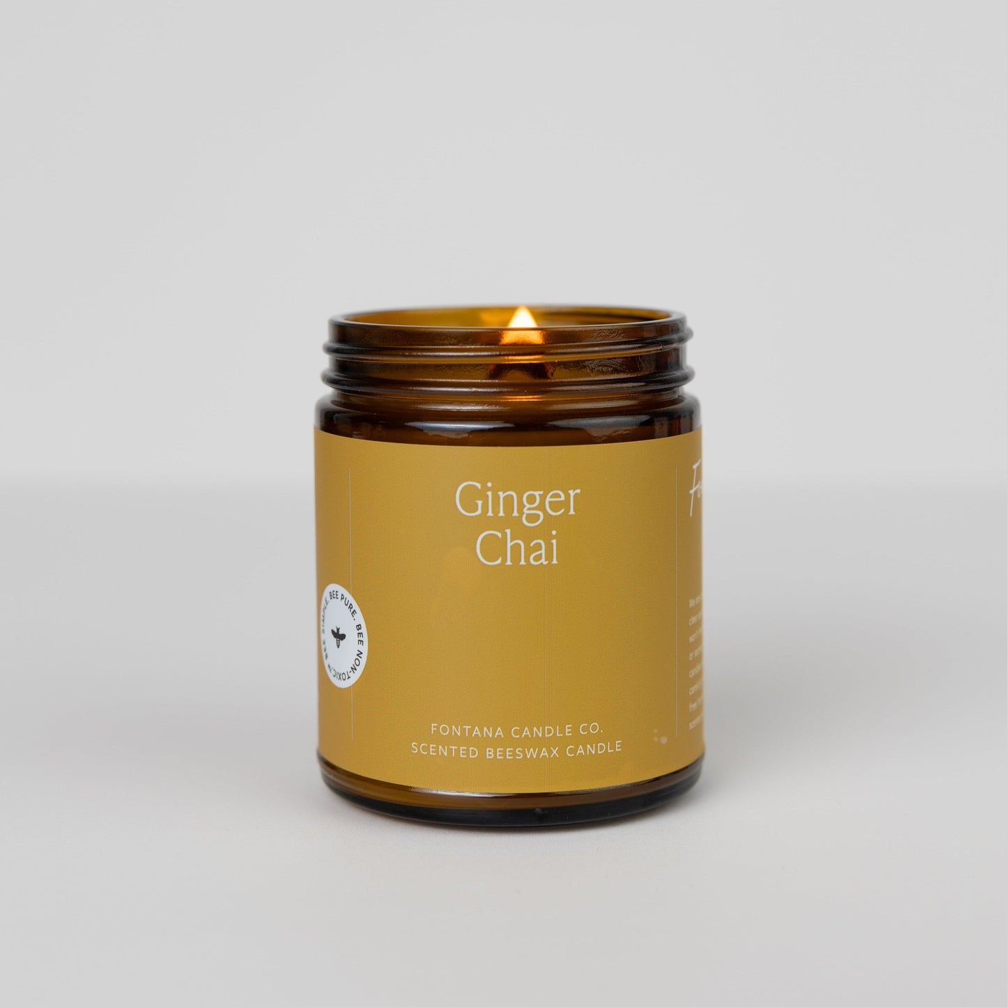 Ginger Chai Essential Oil Candle – Cozy, Non-Toxic Fall Scent