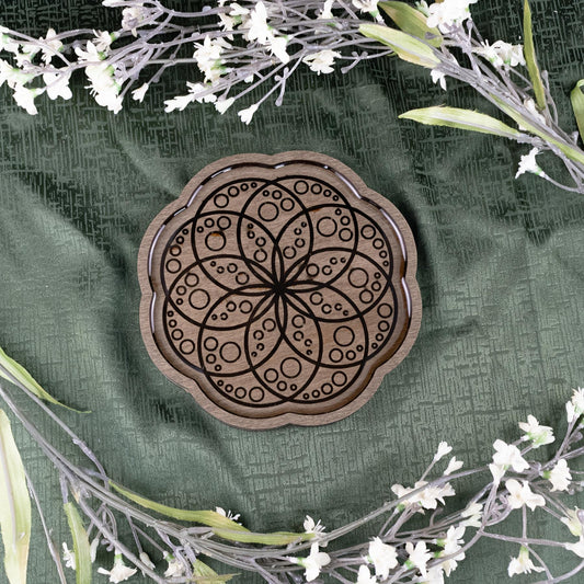 Seed of Life Resin Tray