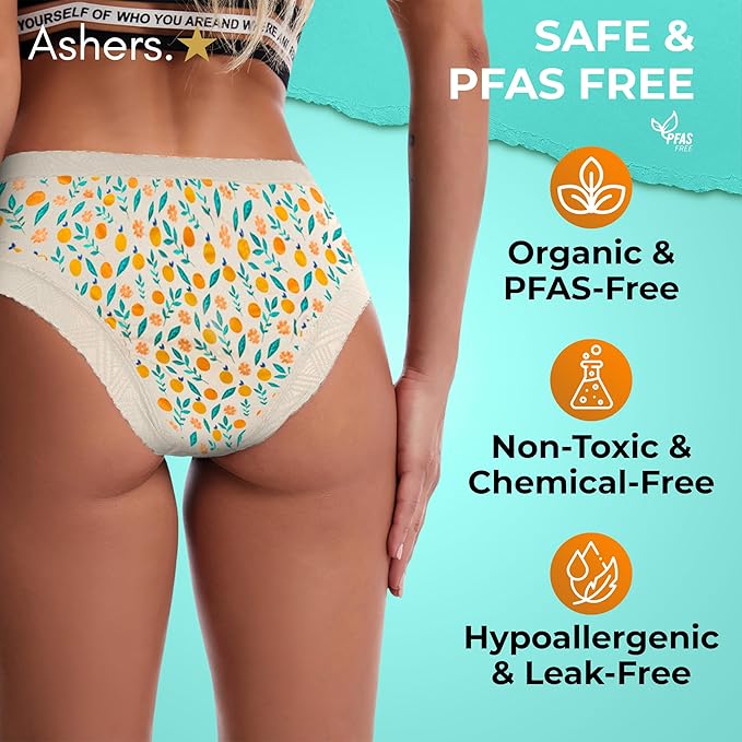 Tweenie Bikini – Organic Cotton Period Underwear (Sizes XS–3X)