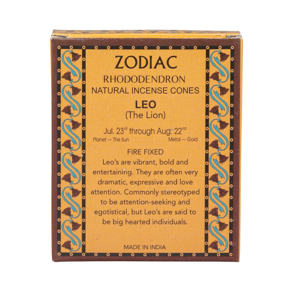 Zodiac Incense Cones (Box of 16)