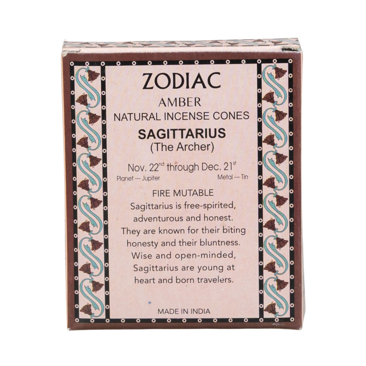 Zodiac Incense Cones (Box of 16)