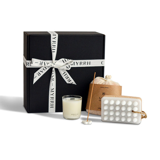 “A Moment of Her” Self-Care Gift Set – Relaxation Ritual with Candle, Bath Soak & Incense