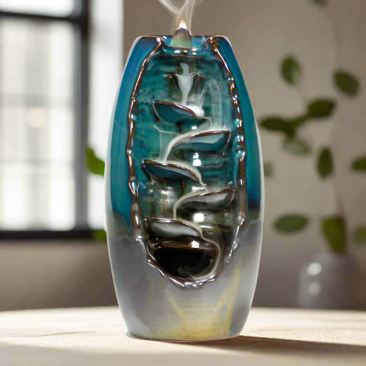 Ceramic Backflow Burner: Serpent Falls