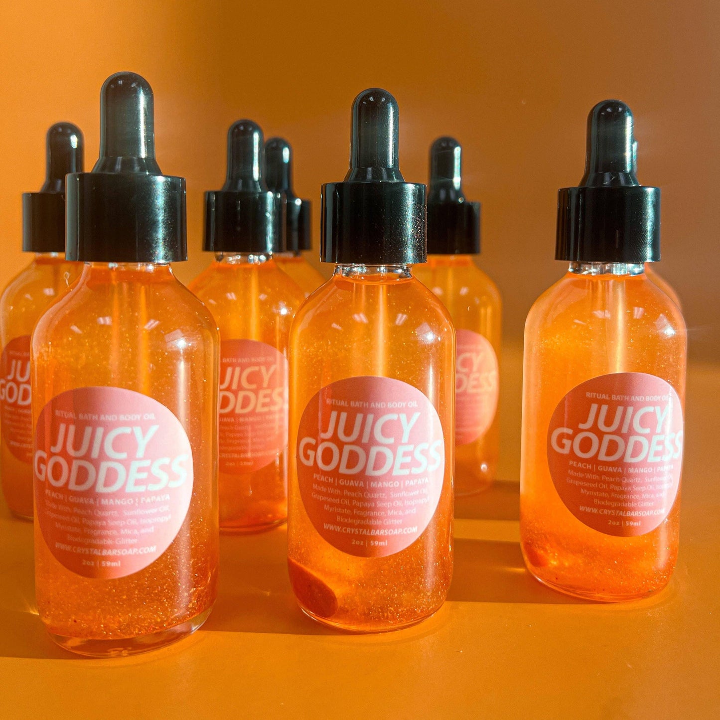 Juicy Goddess Crystal Infused Bath & Body Oil