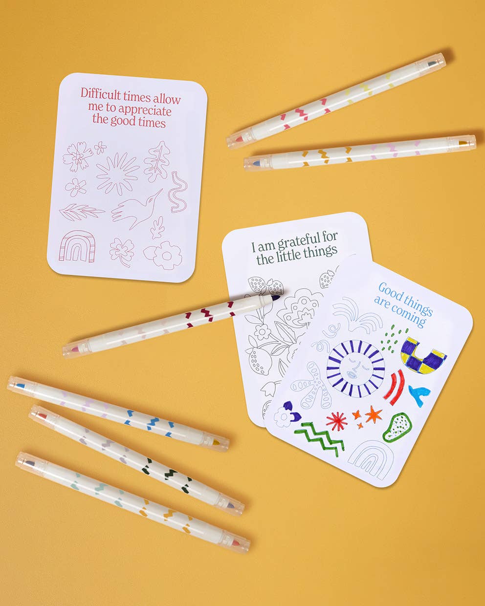 Color Your Own Affirmation Card Deck!