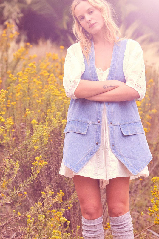 Tate Denim Vest