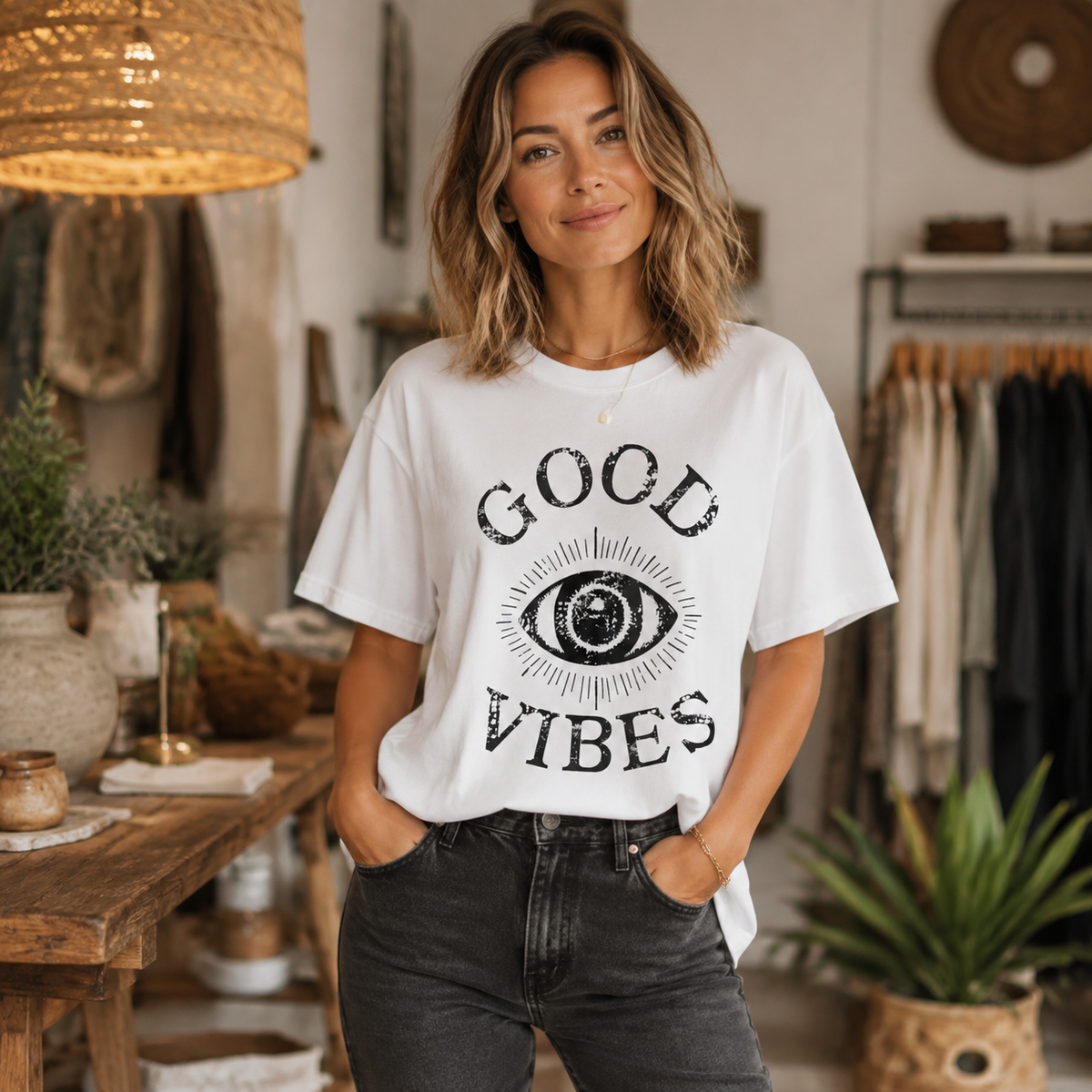 Good Vibes Mystic Eye Tee