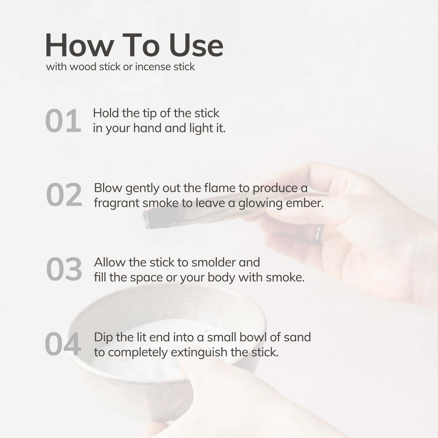 Organic White Sage Smudge Stick – Medium (Purify + Reset)