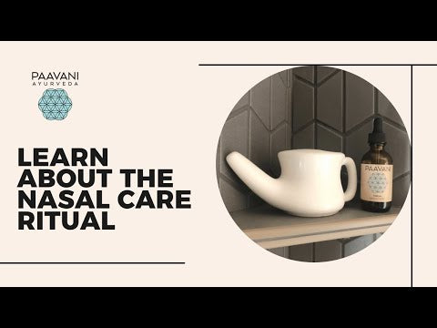 Ayurvedic Nasal Ritual Kit – Neti & Nasya for Sinus + Mind Clarity