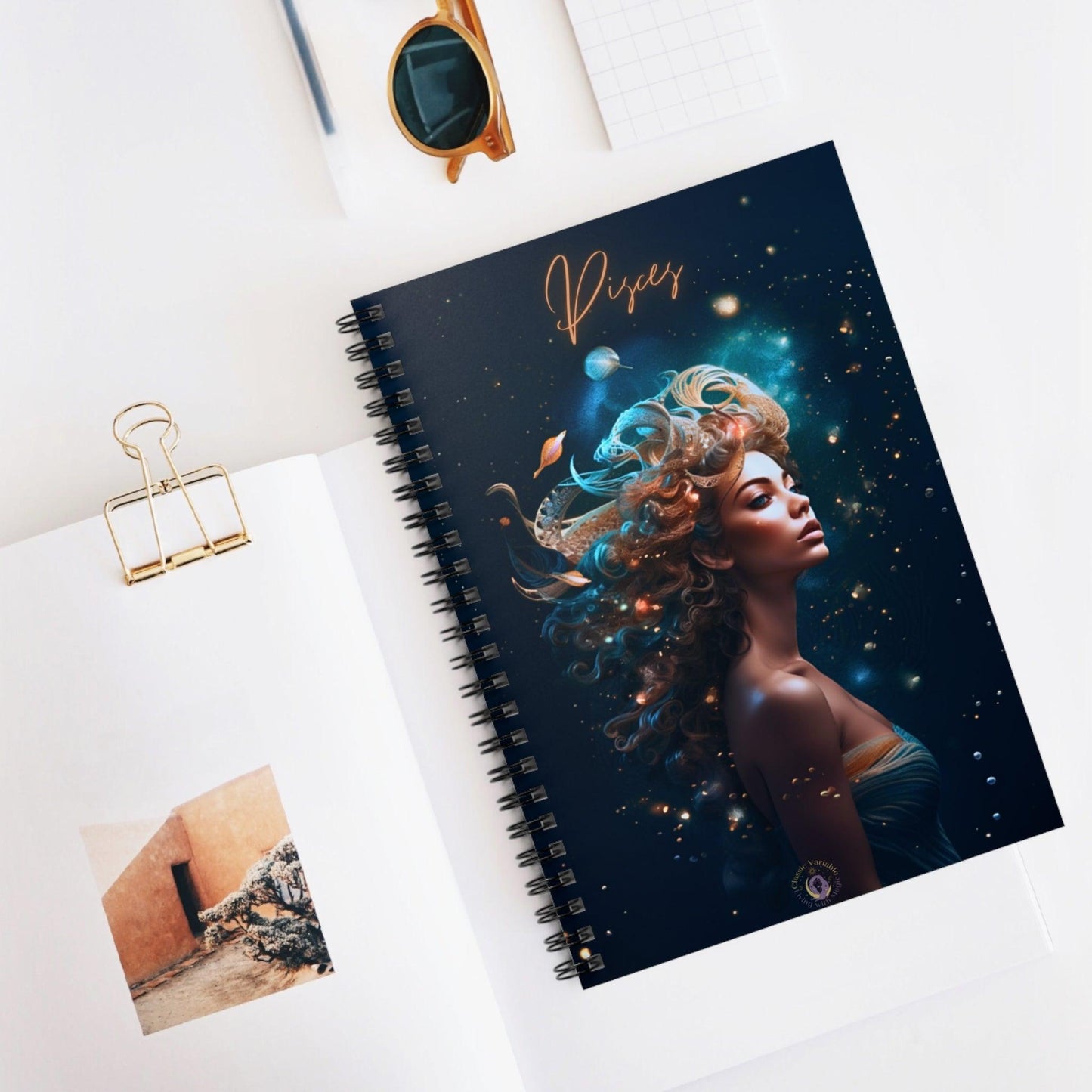 Pisces Spiral Notebook - Ruled