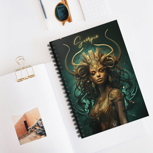 Scorpio Spiral Notebook - Ruled