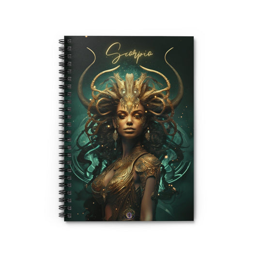 Scorpio Spiral Notebook - Ruled
