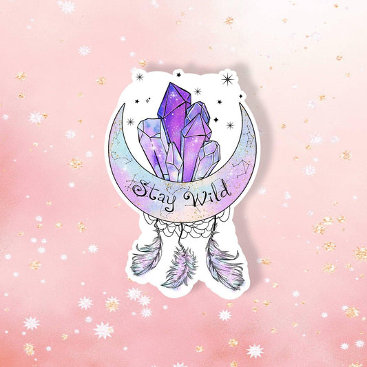 Stay Wild Vinyl Sticker