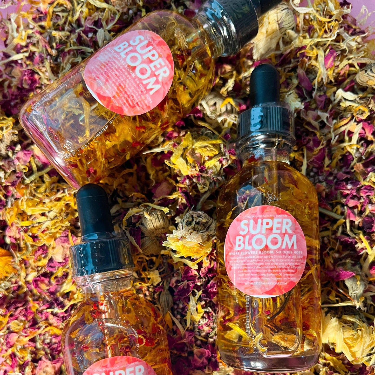 Super Bloom Crystal Infused Bath & Body Oil