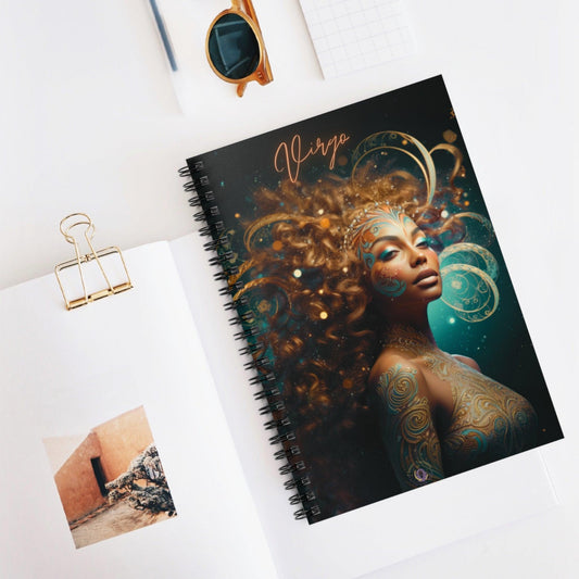 Virgo Spiral Notebook - Ruled