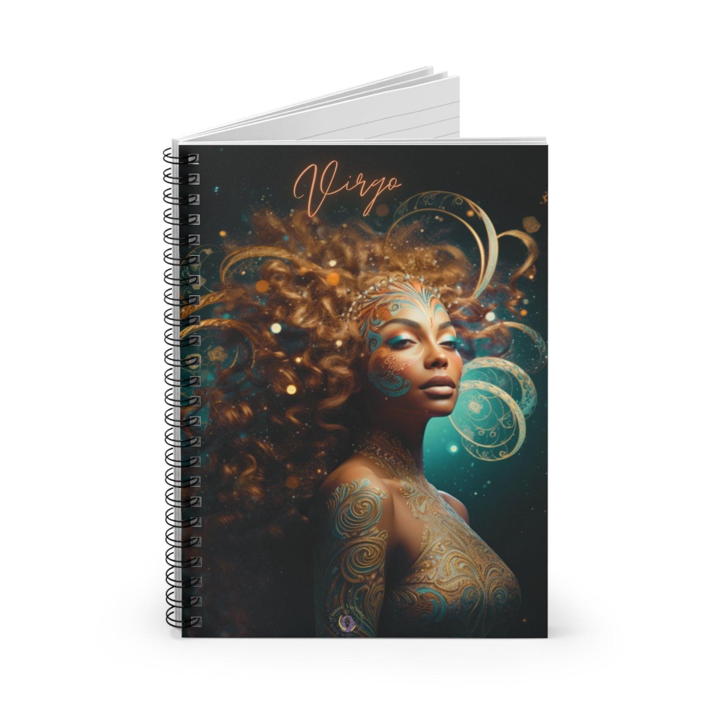 Virgo Spiral Notebook - Ruled