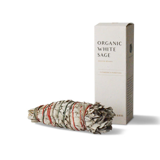 Organic White Sage Smudge Stick – Medium (Purify + Reset)